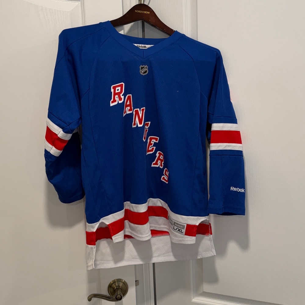 Reebok ny rangers Blue and Red Hockey Jersey kreider number 20